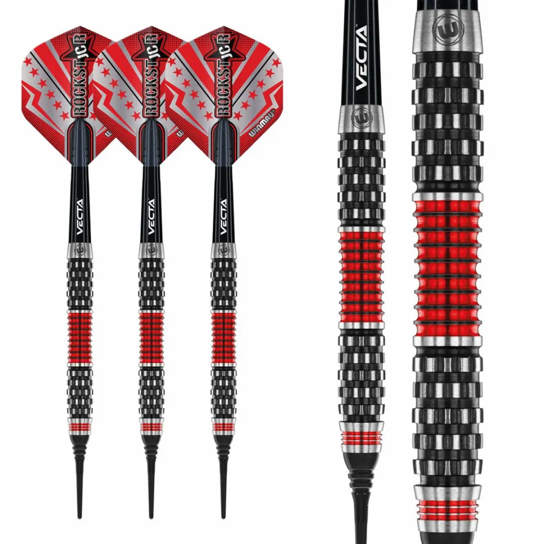 Winmau Joe Cullen Rockstar Series RS 1.0 Soft Tip Darts - 3 Stuks
