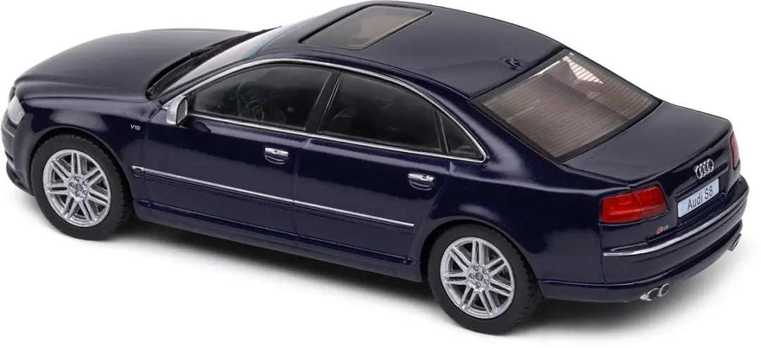 Audi S8 D3 Solido 1:43 - Night Blue Pearl