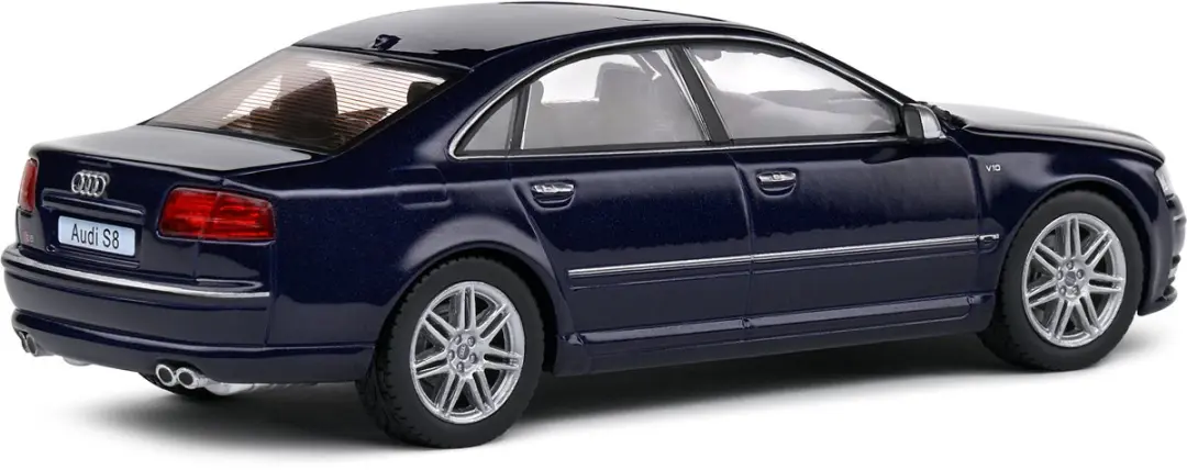 Audi S8 D3 Solido 1:43 - Night Blue Pearl