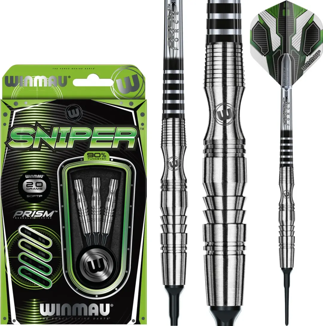 Winmau Sniper Soft Tip Darts 20g - 3 Stuks - afbeelding 6 van 6