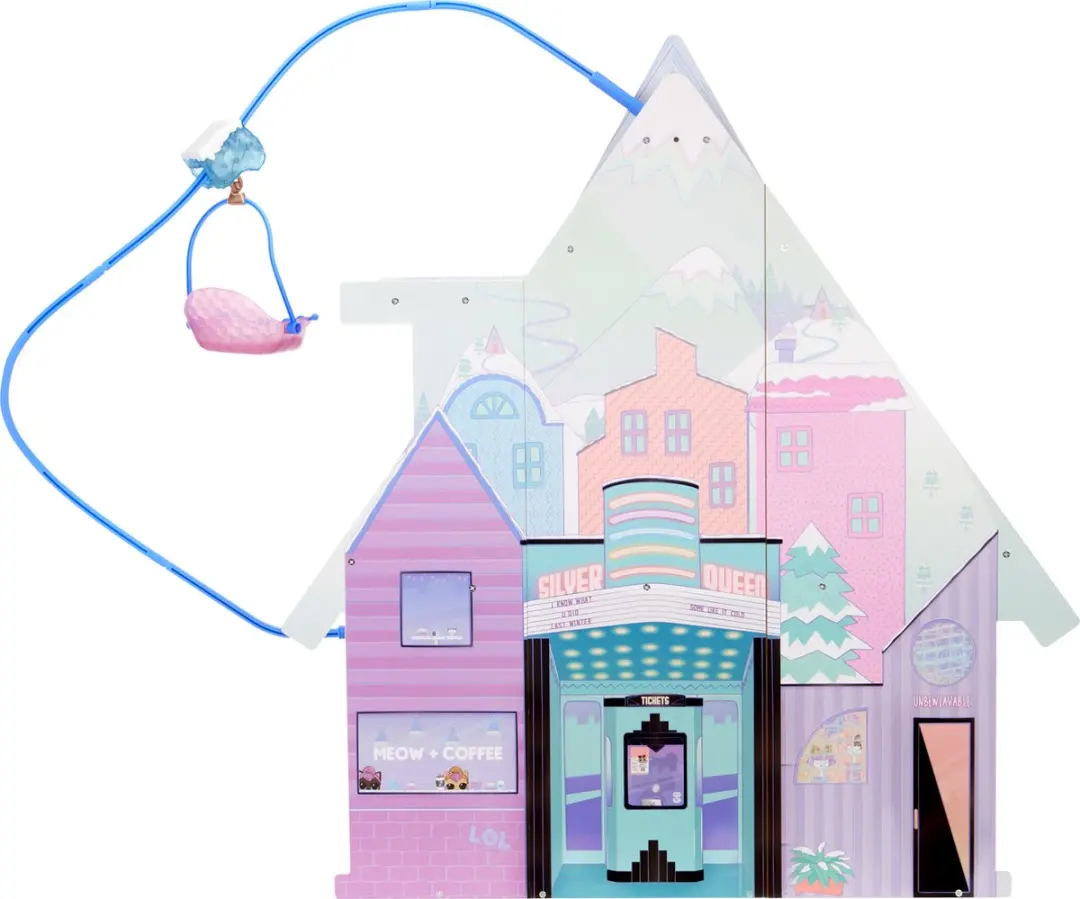 LOL! Surprise! OMG Winter Cottage Poppenhuis - 45 Meubels - Meerkleurig
