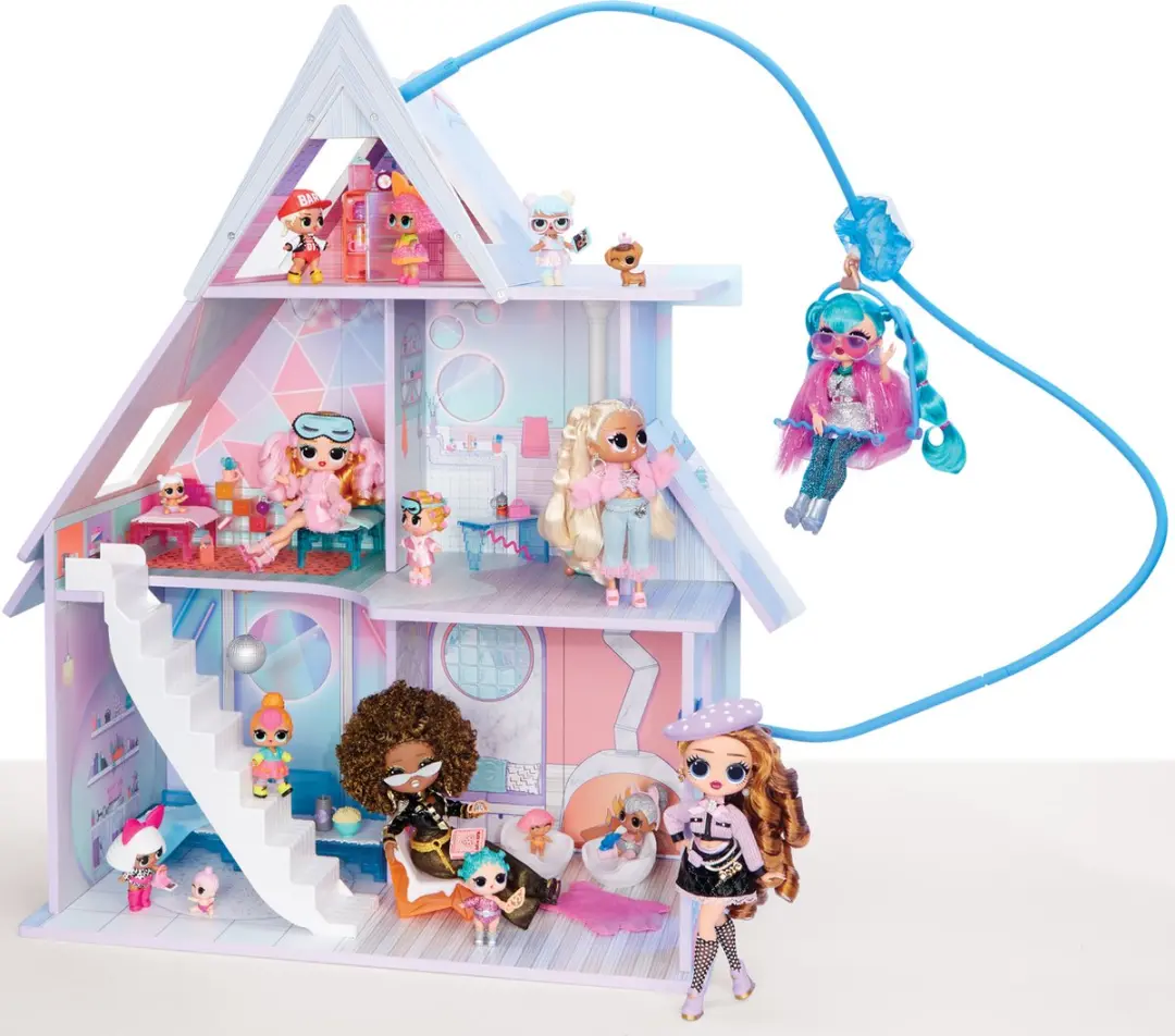 LOL! Surprise! OMG Winter Cottage Poppenhuis - 45 Meubels - Meerkleurig