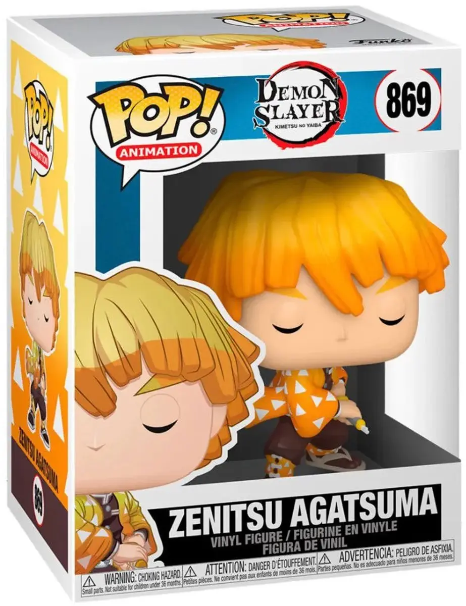 Funko Demon Slayer Zenitsu Agatsuma POP! Figuur - 9cm - Veelkleurig - afbeelding 6 van 6