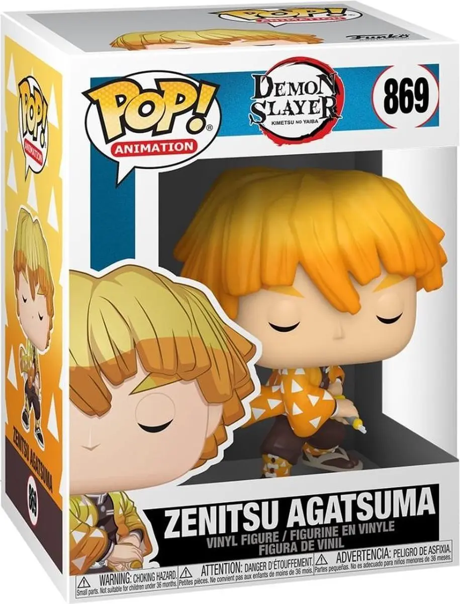 Funko Demon Slayer Zenitsu Agatsuma POP! Figuur - 9cm - Veelkleurig