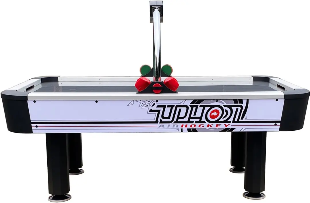 Buffalo Typhoon 7ft Airhockeytafel - RVS - Wit