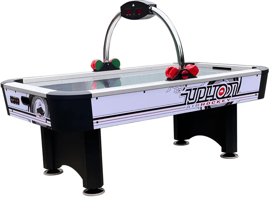 Buffalo Typhoon 7ft Airhockeytafel - RVS - Wit