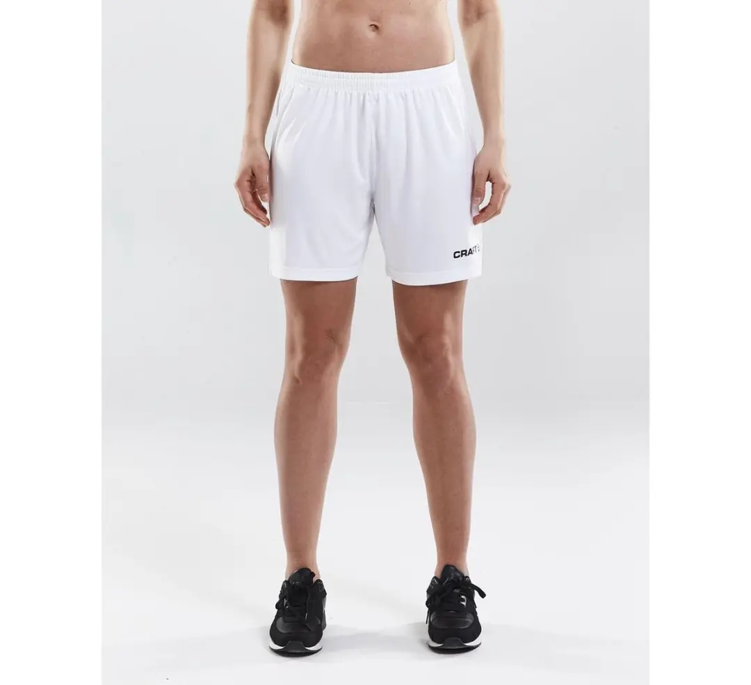 Craft Squad Short Sportbroek Dames - XL - Wit/Zwart
