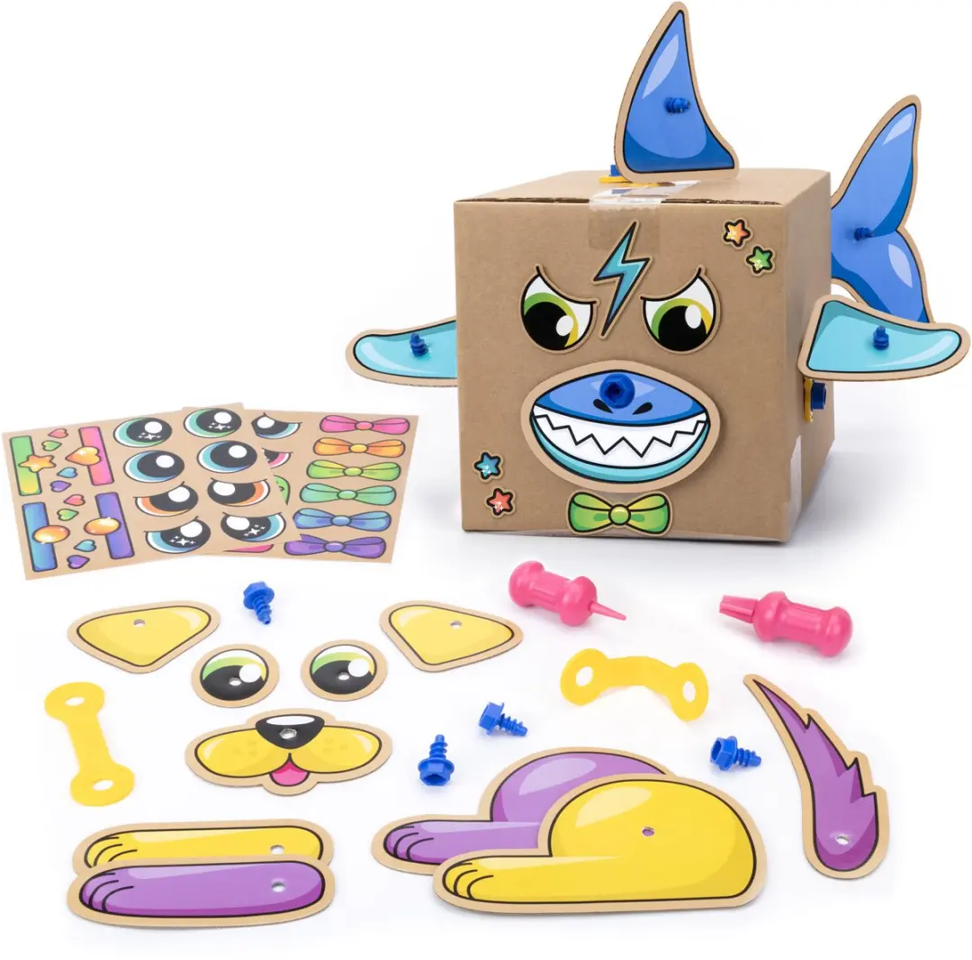 Learning Resources Boxineers Kartonnen Dieren 91 Stuks - Meerkleurig