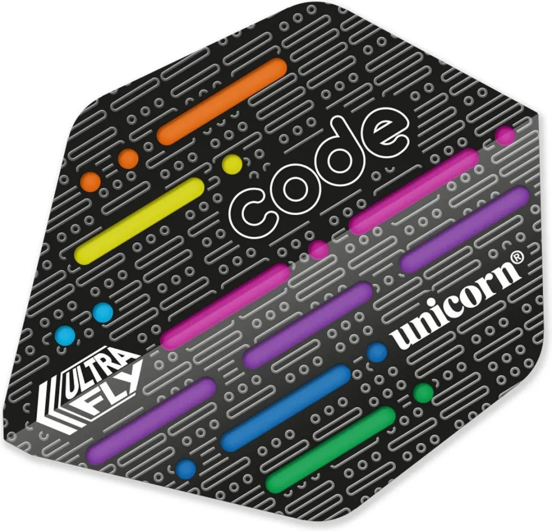 Unicorn Ultrafly Code Type 2 DNA Dart Flights - 3 Stuks - Multi