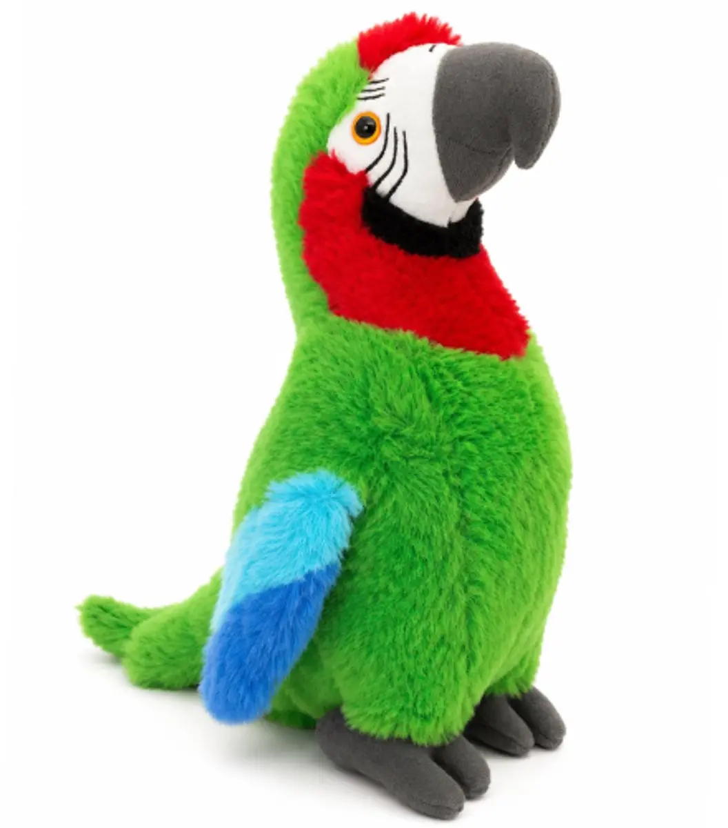 Topknuffels Papegaai Pluche Knuffel 30cm - Groen