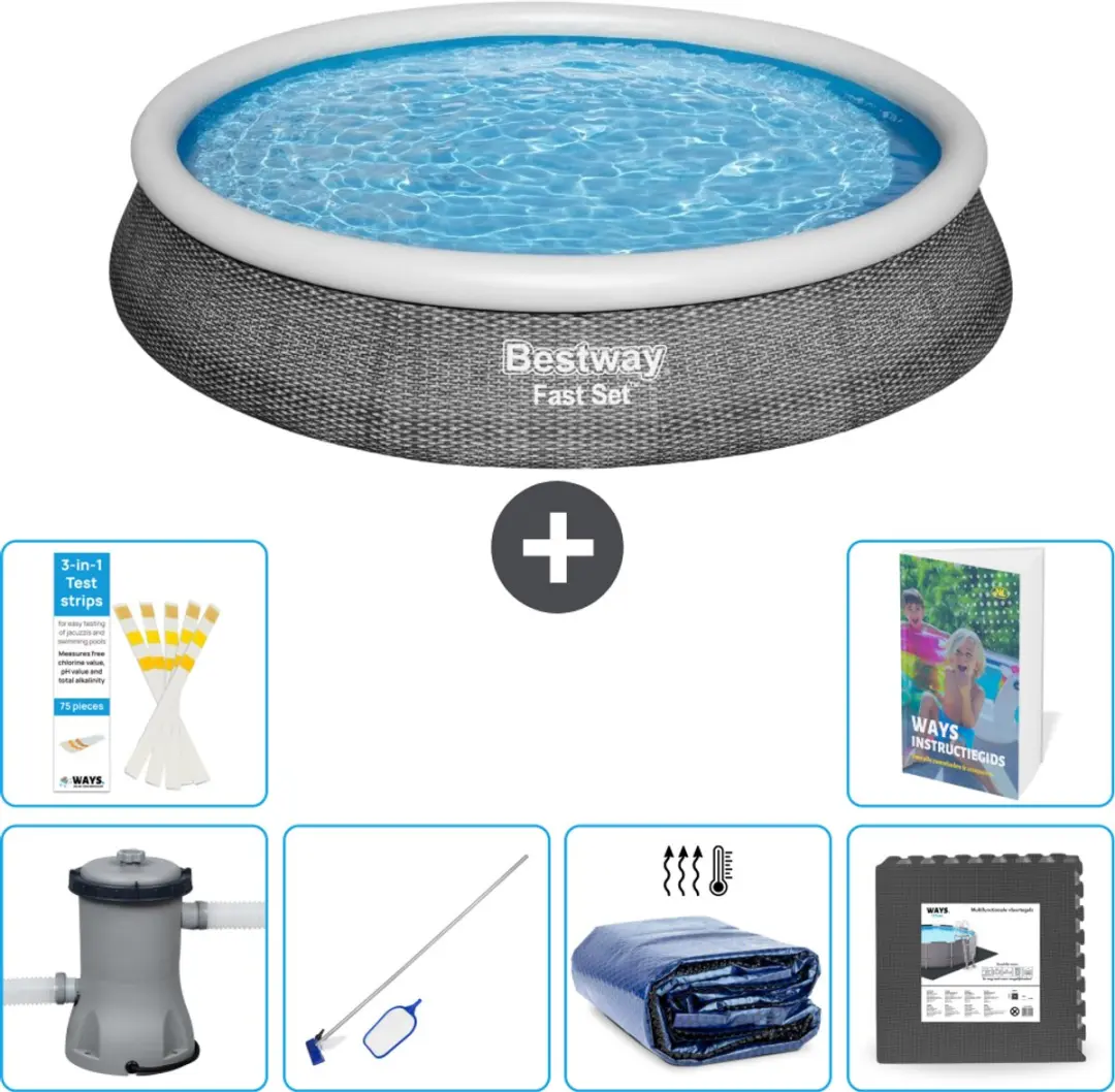Bestway Fast Set Zwembad 396cm