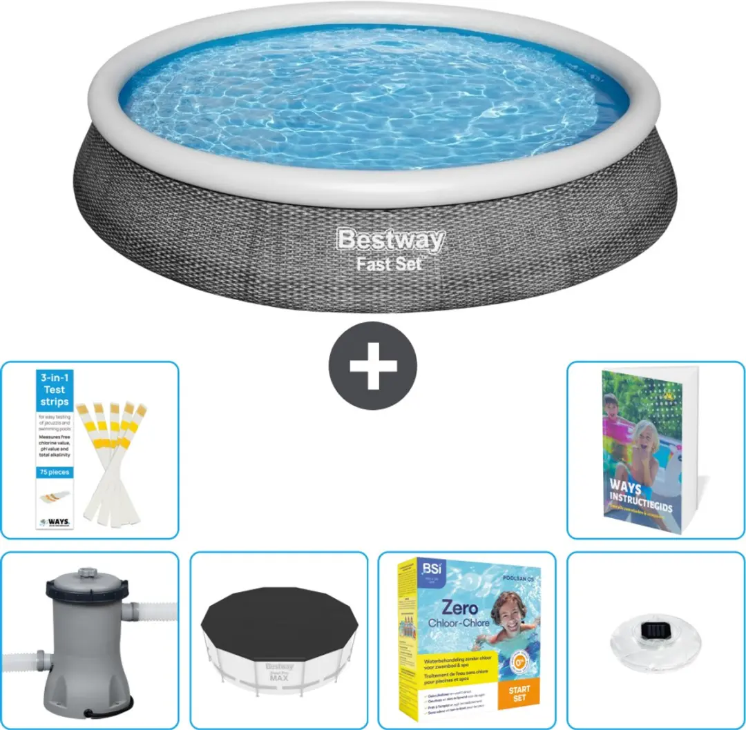 Bestway Fast Set Zwembad 396x84cm
