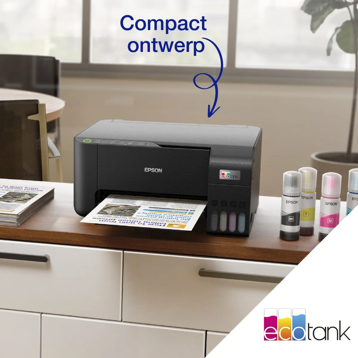 Epson EcoTank ET-2862 Multifunctionele Printer - Zwart