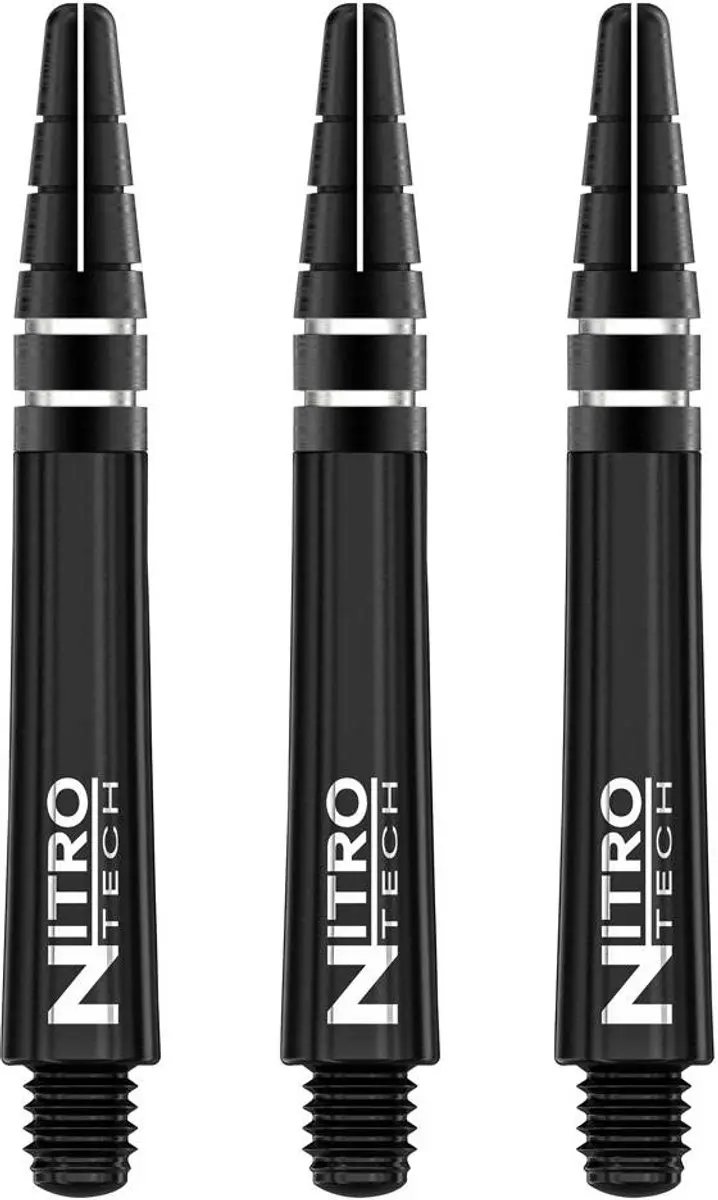 Red Dragon Nitrotech Black TC654 Dart Shafts - 3 Stuks