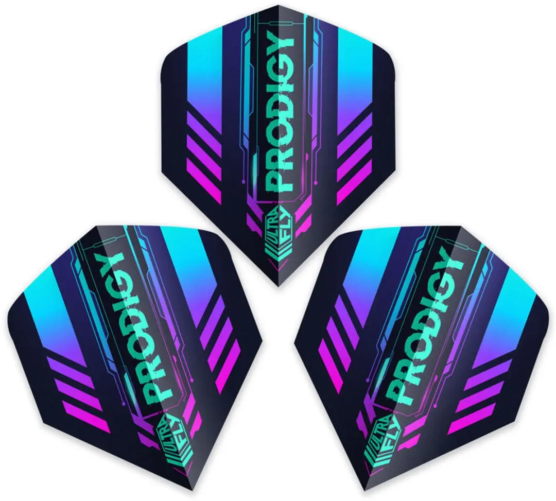 Unicorn UltraFly Prodigy Big Wing Dart Flights 69102 - 3 Stuks