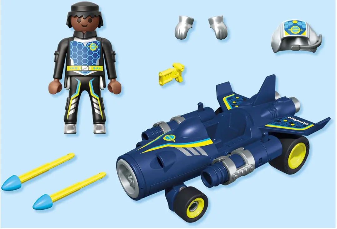 Playmobil Fun Stars Rasende Space-Jet 71719 - Multi kleuren