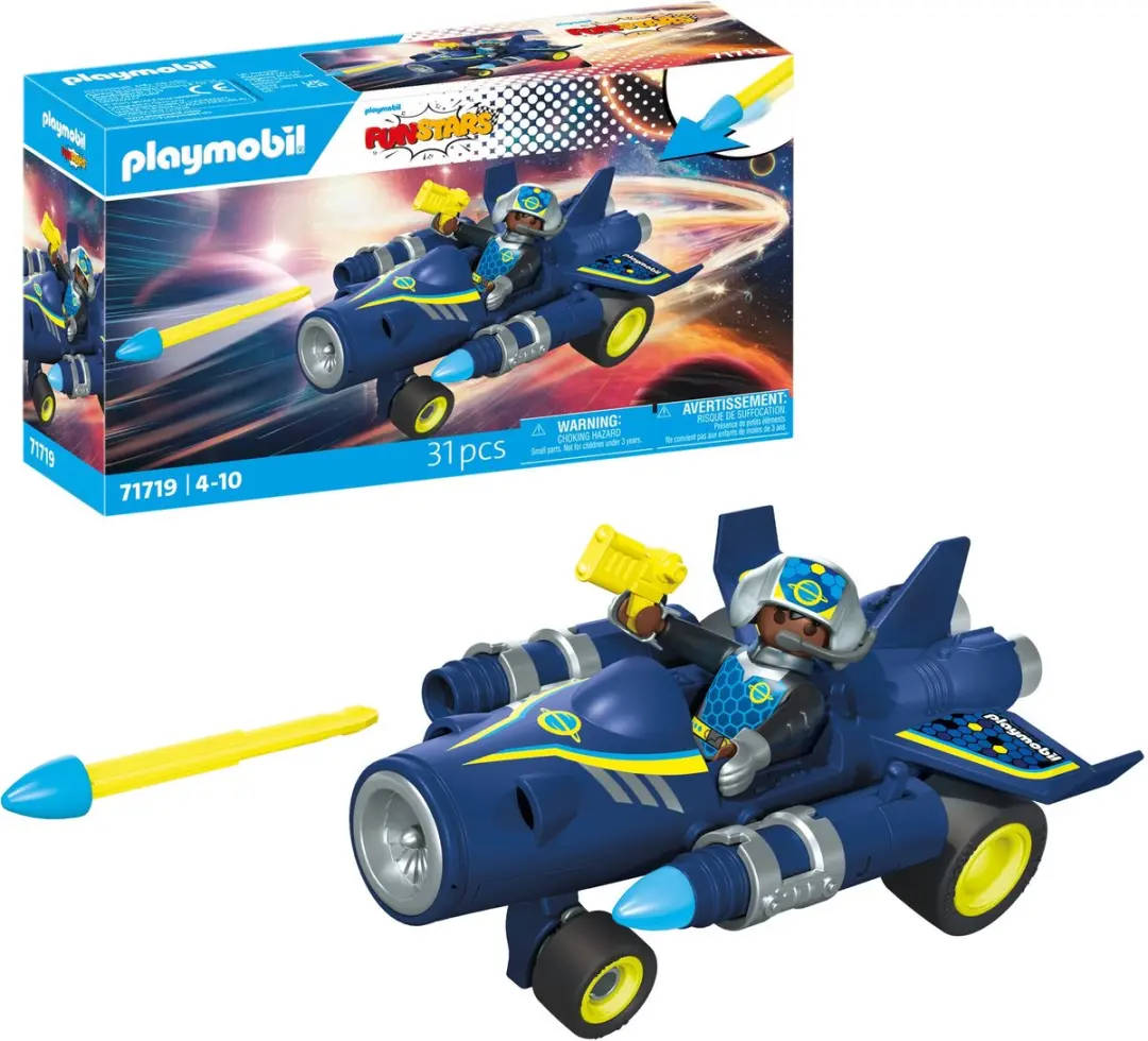Playmobil Fun Stars Rasende Space-Jet 71719 - Multi kleuren