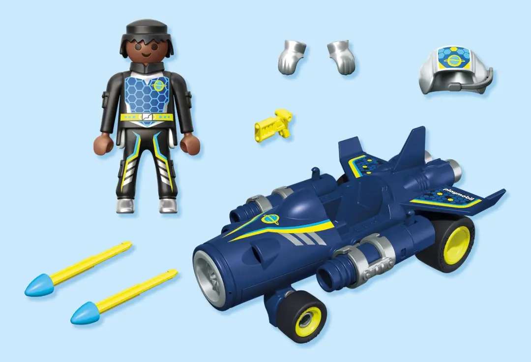 Playmobil Fun Stars Rasende Space-Jet 71719 - Multi kleuren - afbeelding 6 van 6