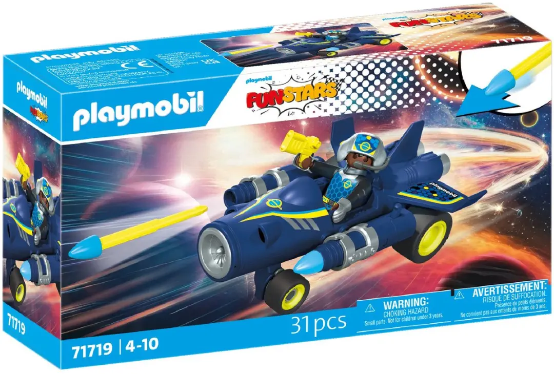 Playmobil Fun Stars Rasende Space-Jet 71719 - Multi kleuren