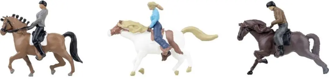 Faller H0 Ruiters te Paard Figuren