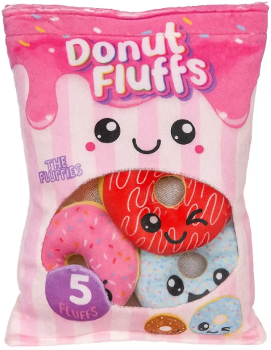 Topknuffels Mini Donut Pluche Knuffel 18cm
