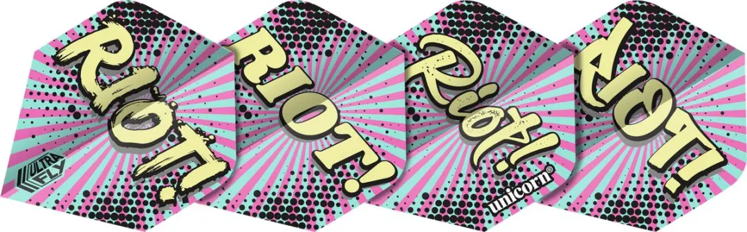 Unicorn Ultrafly RIOT Graffiti PLUS Dart Flights