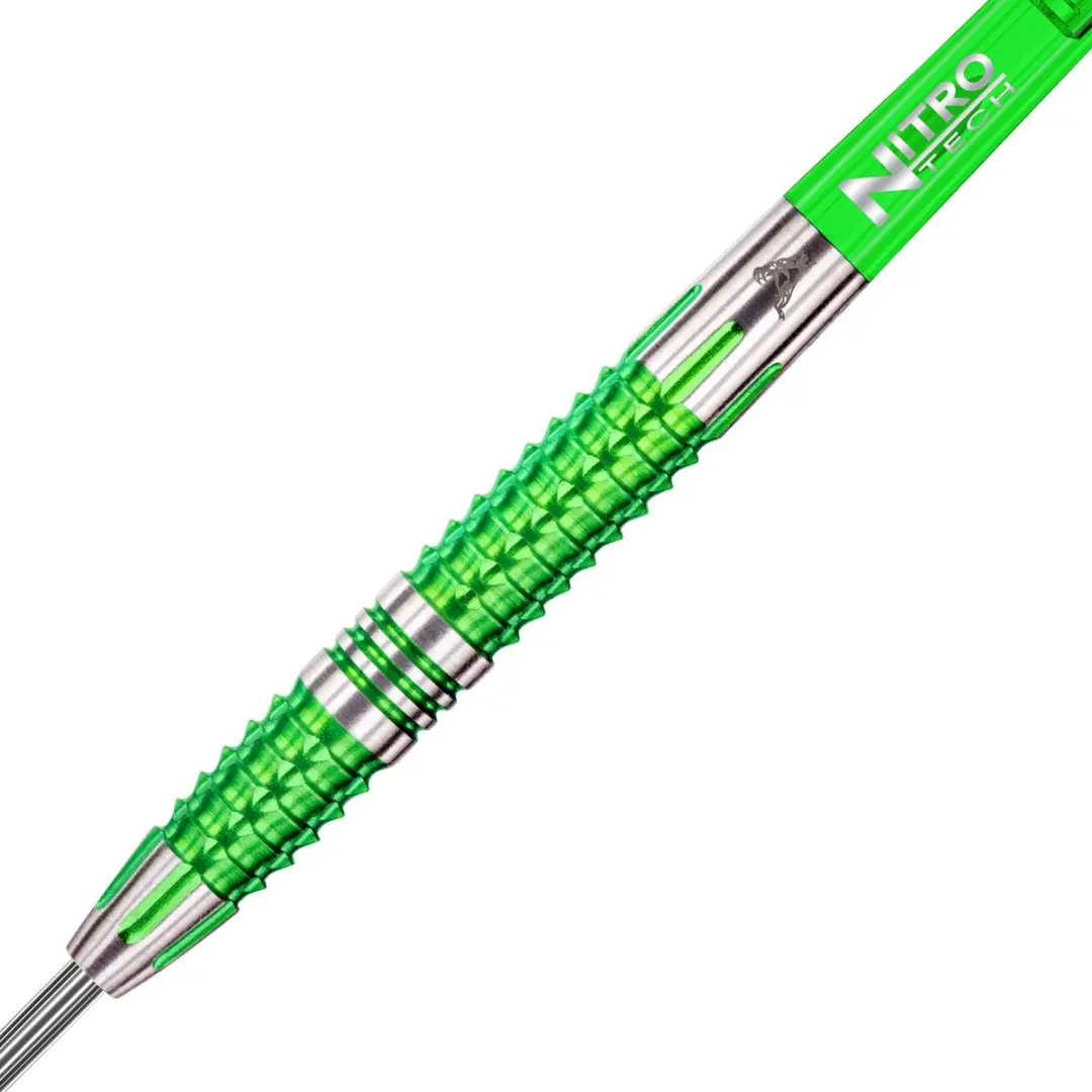 Red Dragon Peter Wright Snakebite Mamba 2 Dartpijlen - 3 Stuks - Groen/Zilver