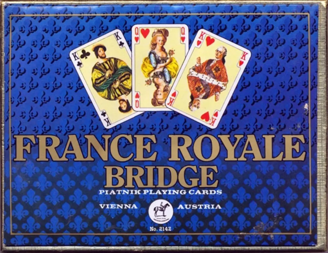 Piatnik Franse Koningen Royalebrug Speelkaarten - 2 Dekken 110 Kaarten