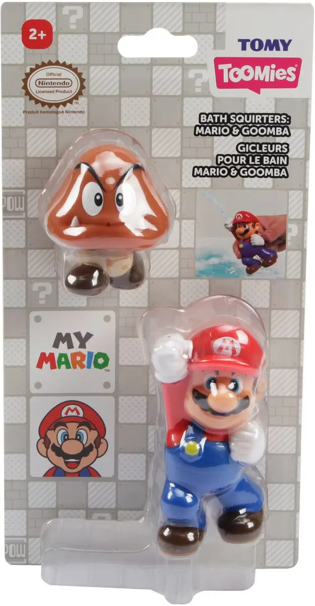 Tomy My Mario Waterspuiters - Mario & Goomba Multikleur