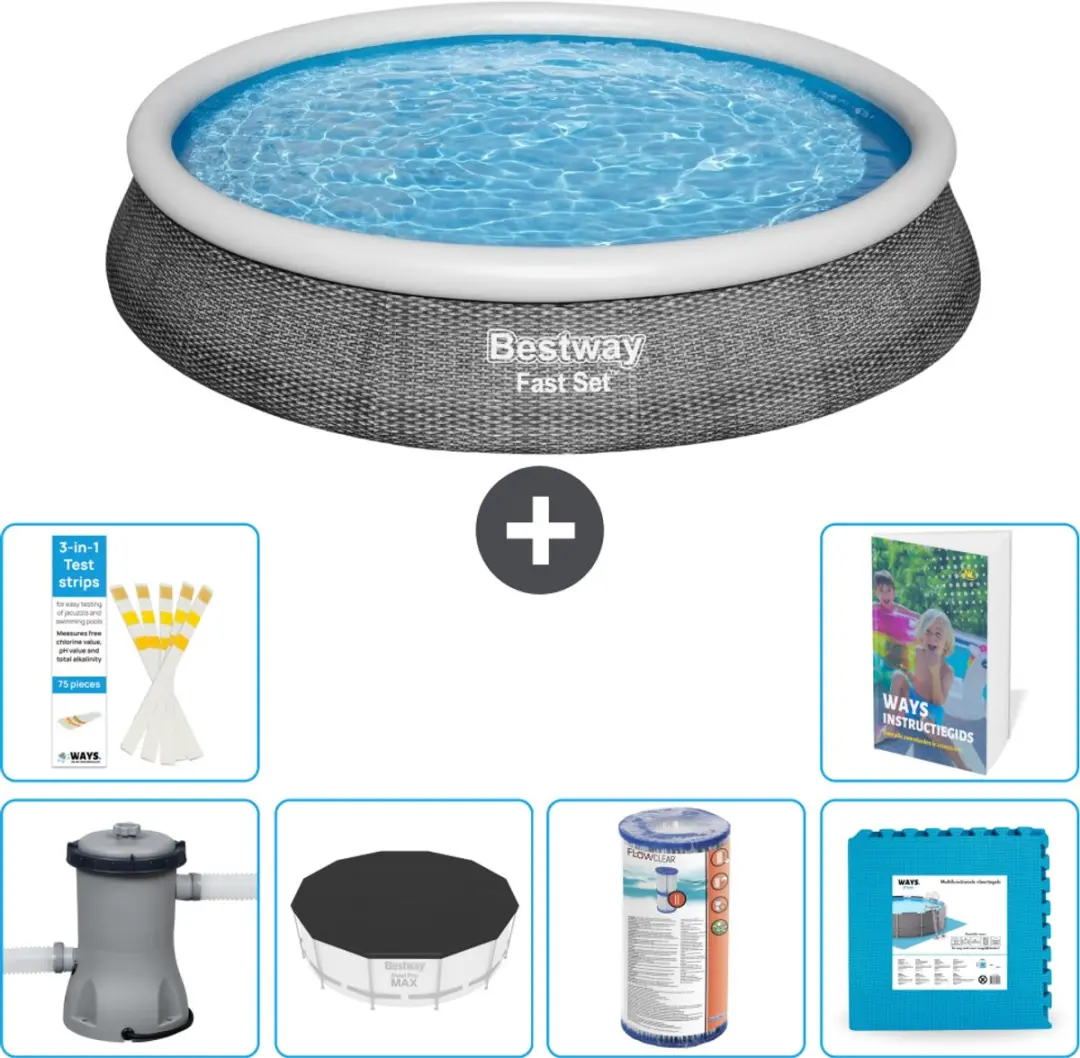 Bestway Fast Set Zwembad 396cm
