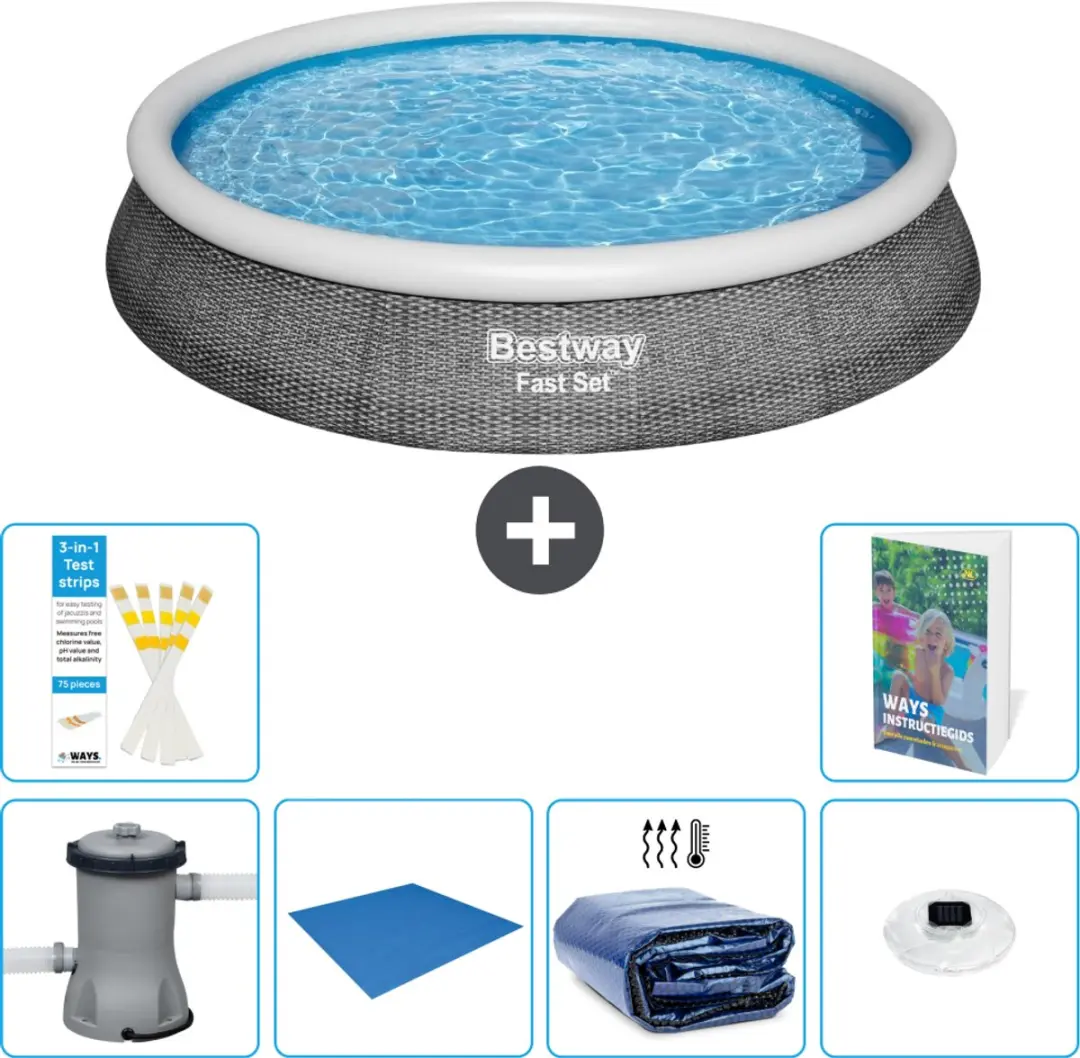Bestway Fast Set Zwembad 396x84cm