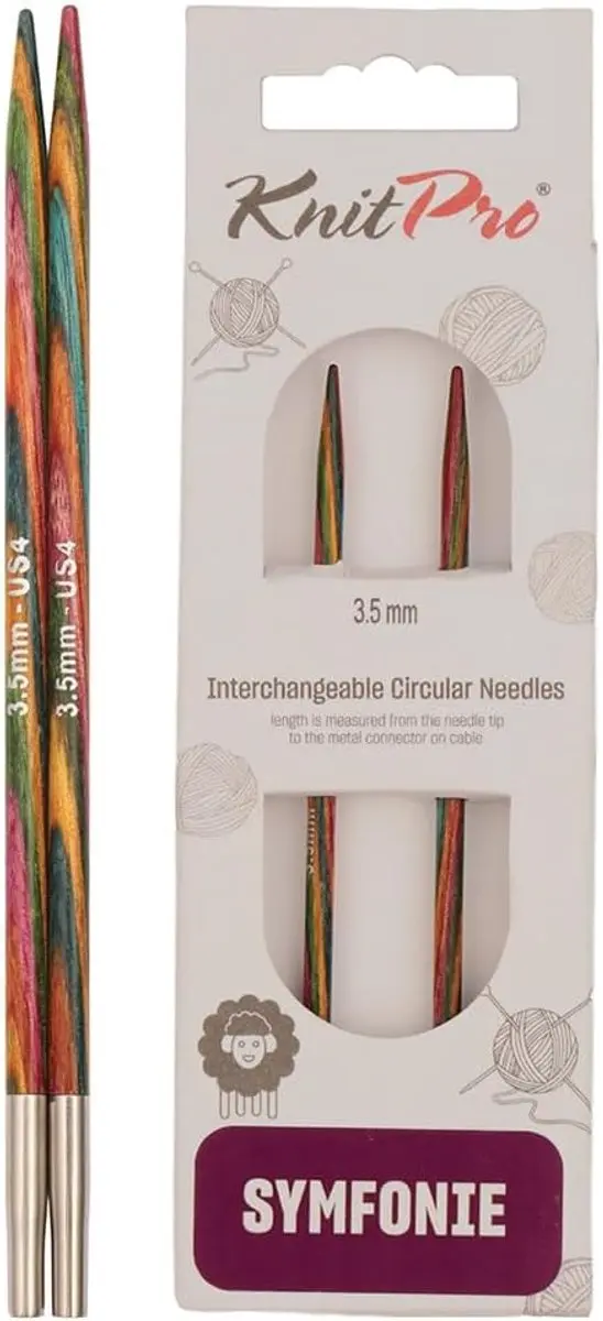 KnitPro Symfonie Verwisselbare Naaldpunten 4" (10cm)
