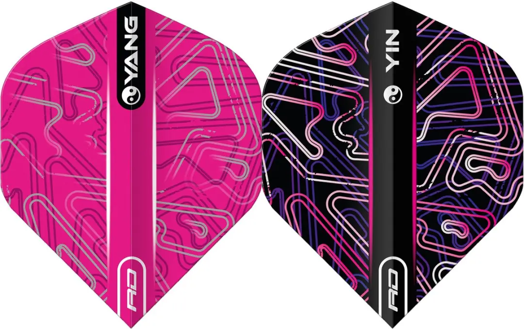 Red Dragon Yin Yang Dart Flights TF6920 - 3 Stuks