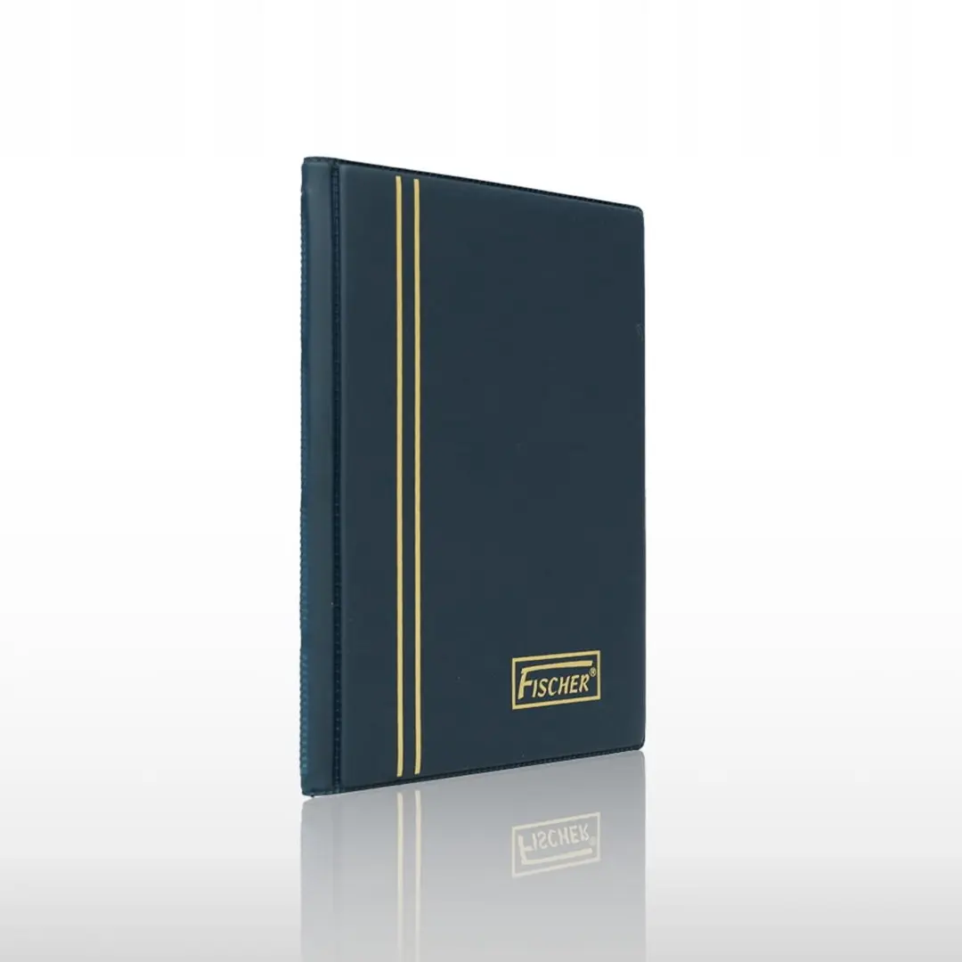 Fischer Muntalbum Premium Granaatblauw 96 Munten