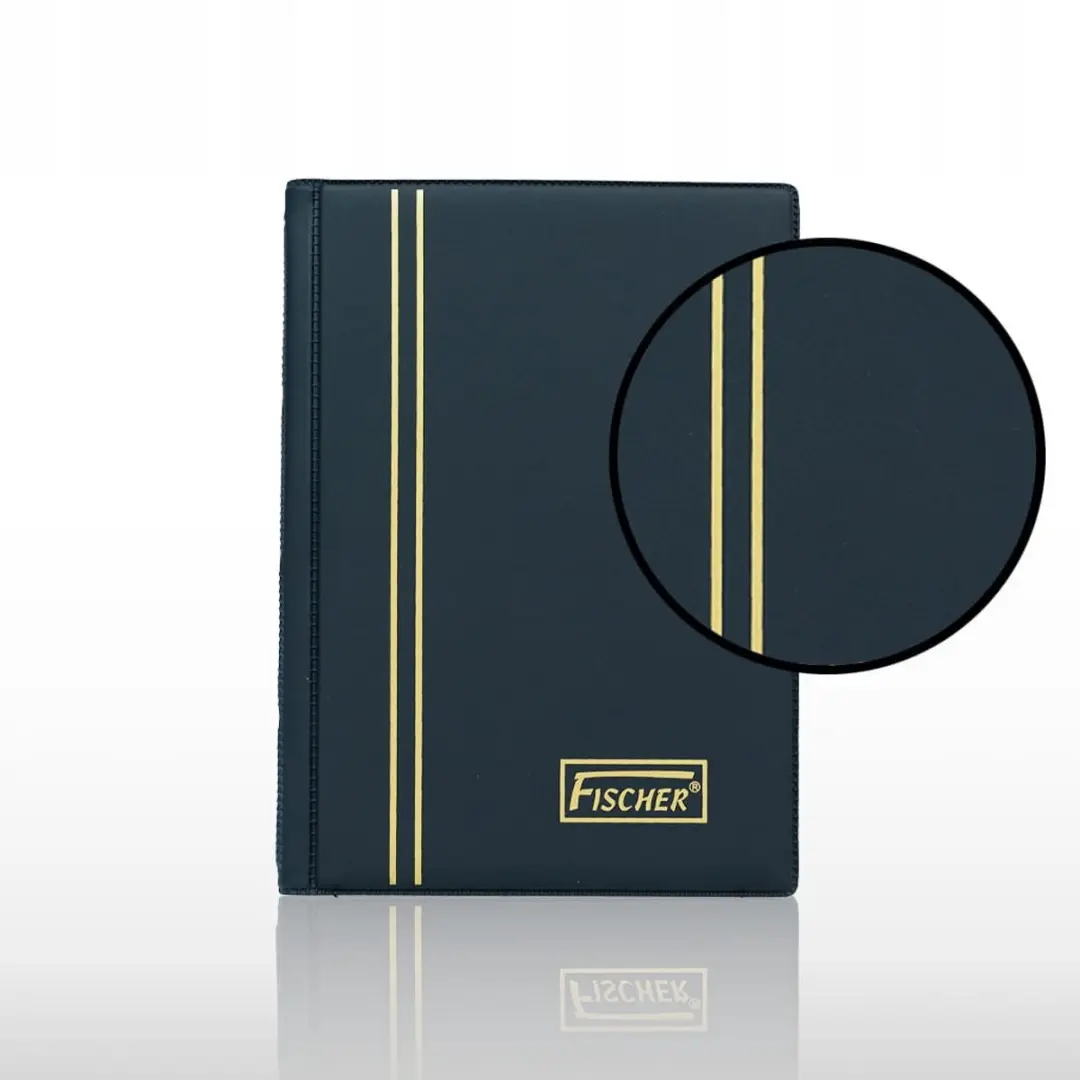 Fischer Muntalbum Premium Granaatblauw 96 Munten
