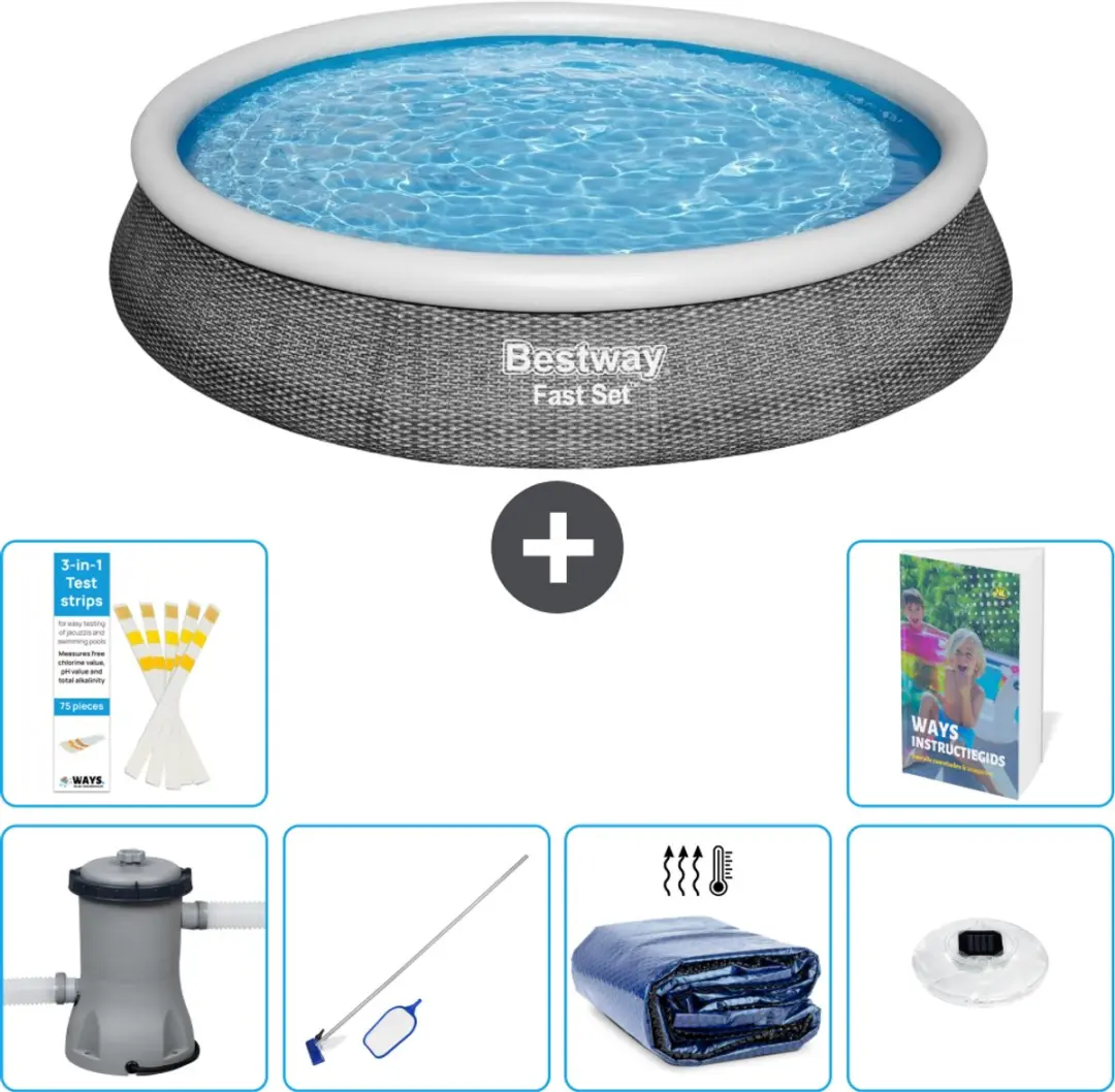 Bestway Fast Set Rond Zwembad 396cm