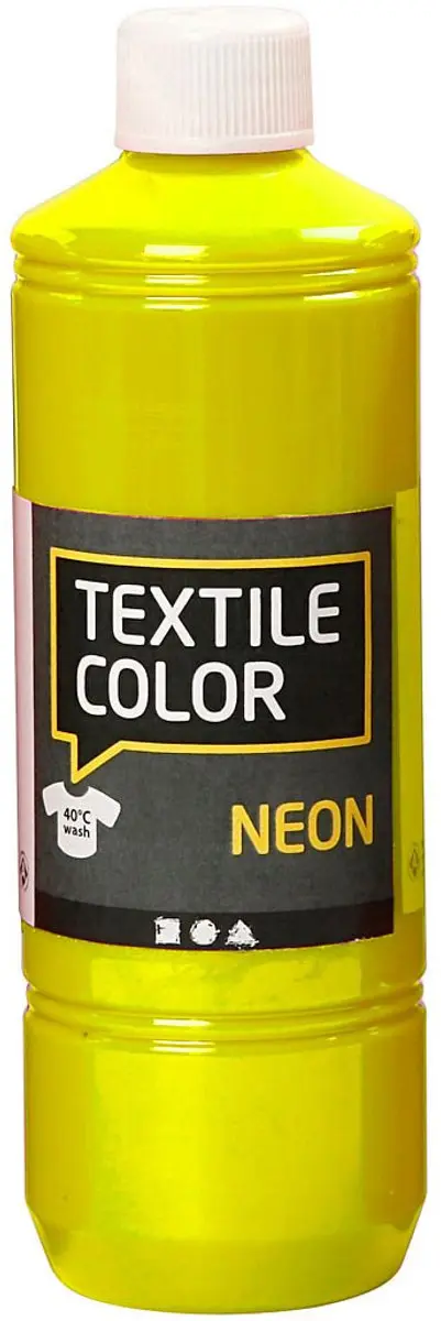 Creativ Company Textielverf Neon Geel 500ml
