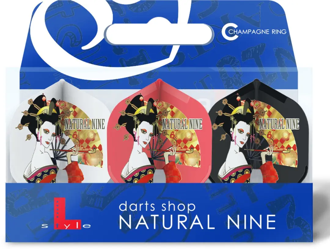 L-Style Champagne L1 Standard N97010 Dart Flights - 3 Stuks