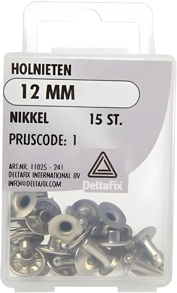 Deltafix Holnieten 12mm - 15 Stuks