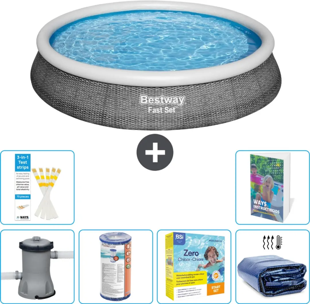 Bestway Fast Set Zwembad 396x84cm