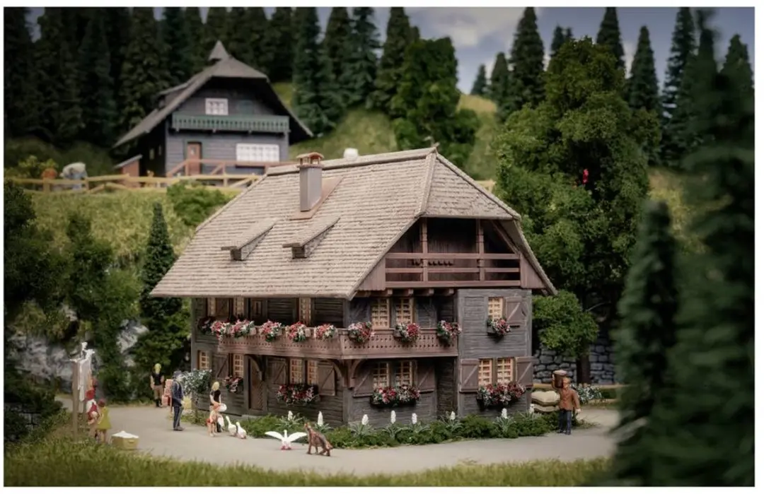 Faller H0 Jubileummodel Horlogemakerhuis met Figuur
