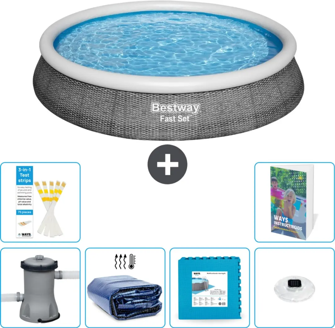 Bestway Fast Set Zwembad 396x84cm