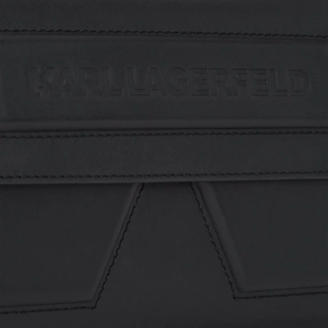 Karl Lagerfeld Ikon K Soft Webbing Crossbody - Zwart
