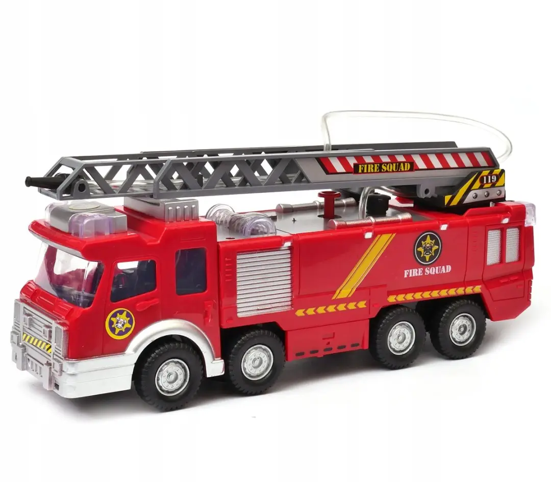 NIKKO Brandweerwagen met waterstraal licht en geluid