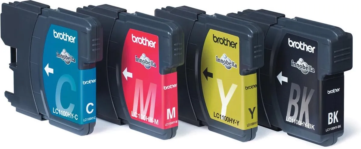 Brother LC-1100C Inktcartridge - Cyaan - 5 Stuks