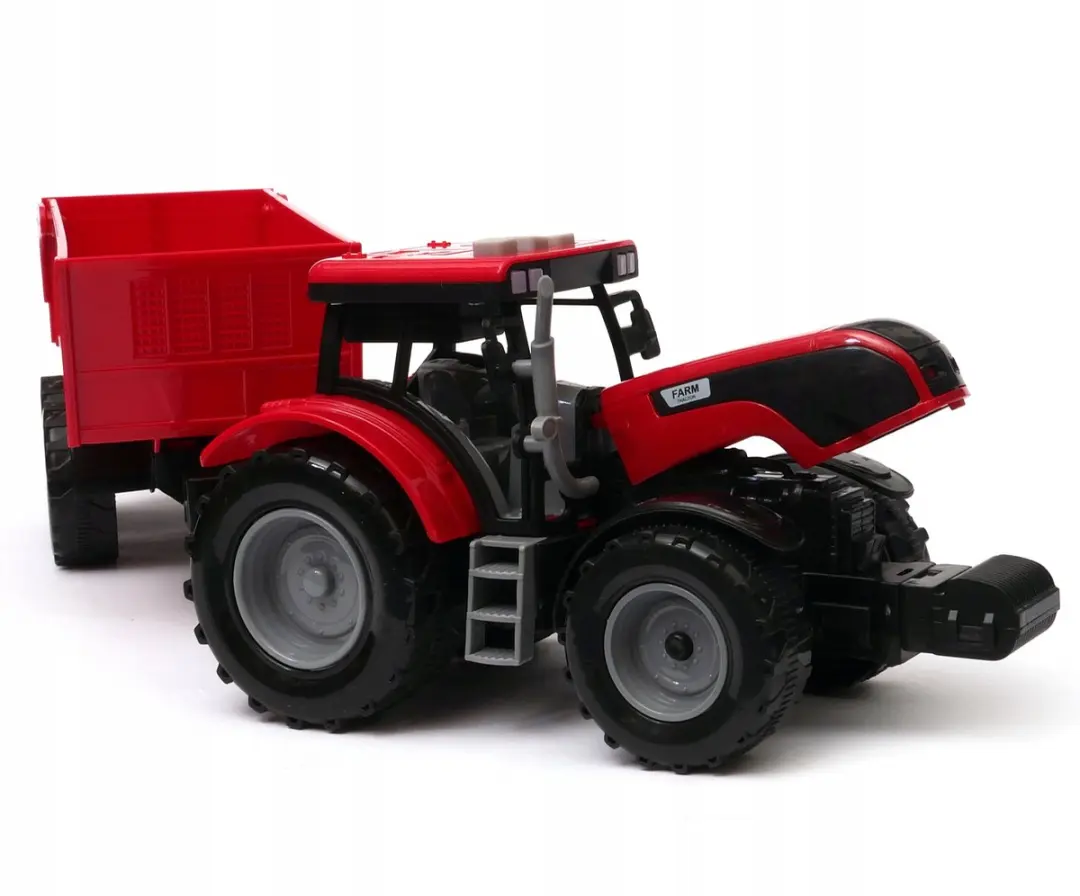 NIKKO Rode Traktor met Geluid en Licht - 44cm - afbeelding 5 van 5