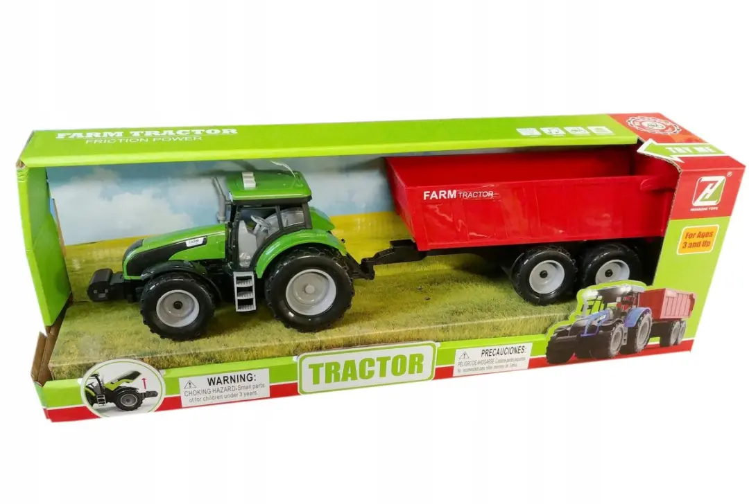 NIKKO Rode Traktor met Geluid en Licht - 44cm - afbeelding 3 van 5