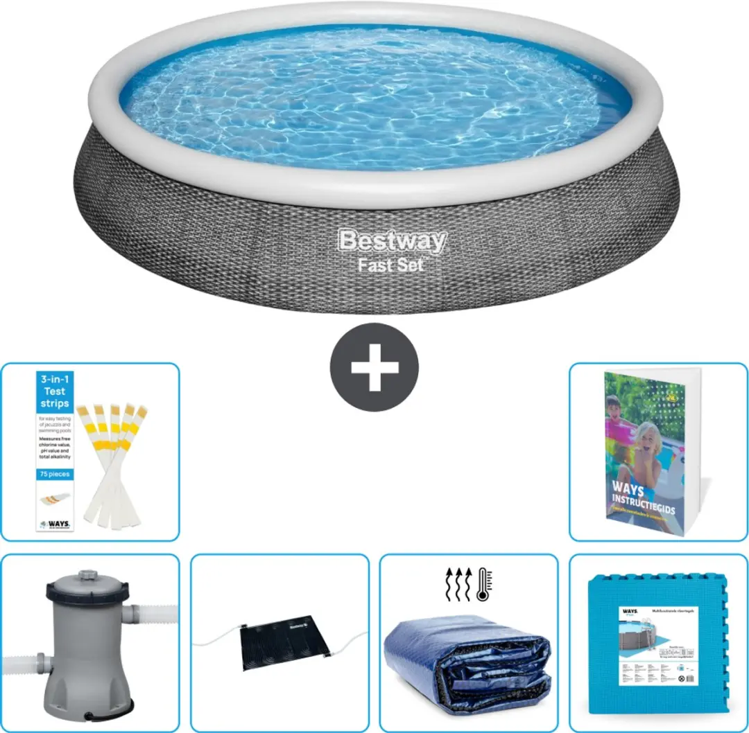 Bestway Fast Set Zwembad 396x84cm
