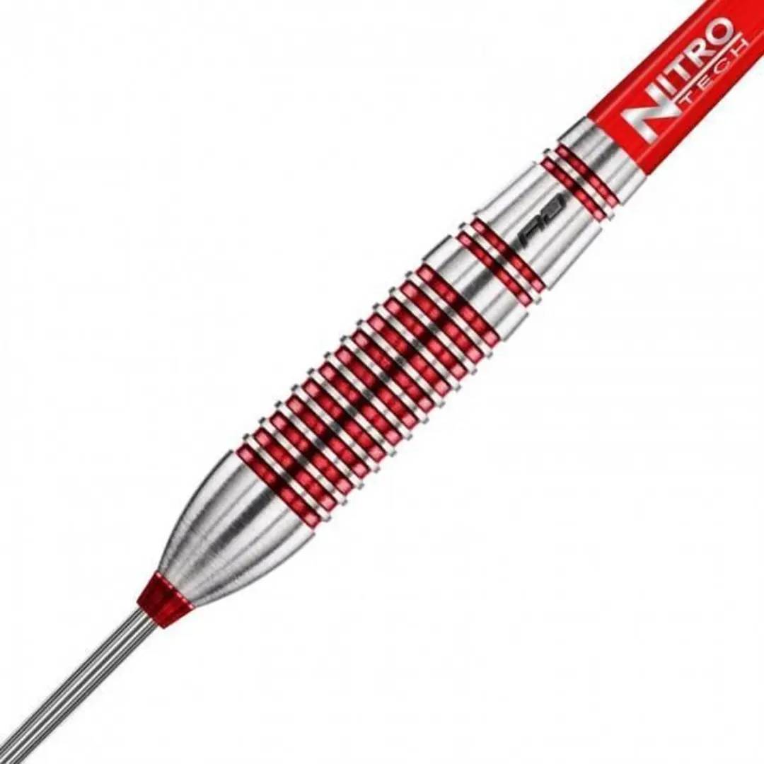 Red Dragon Reflex Dartpijlen 3-delig - Rood/Zilver