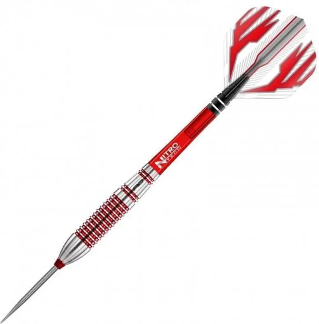 Red Dragon Reflex Dartpijlen 3-delig - Rood/Zilver